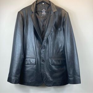 Real Leather Man  Blazer Size L